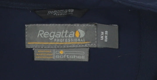 Mens UK Size M Regatta Blue Softshell