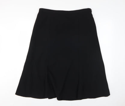 Eastex Women's Black A-Line Skirt, Size 18