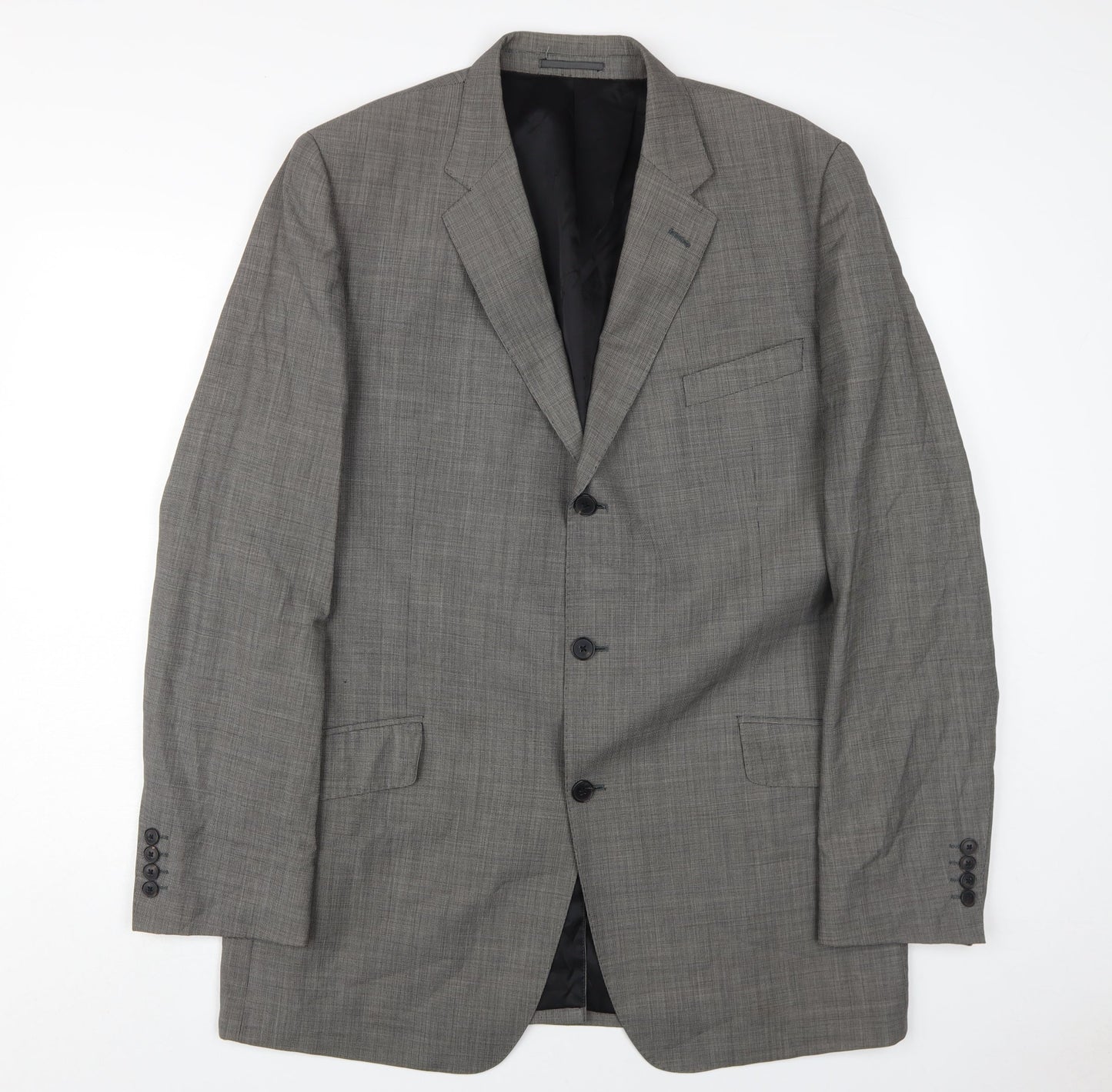 Mens UK Size 44 Jaeger Regular Grey Suit Jacket