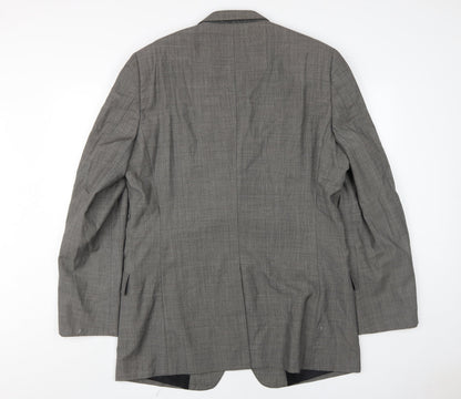 Mens UK Size 44 Jaeger Regular Grey Suit Jacket