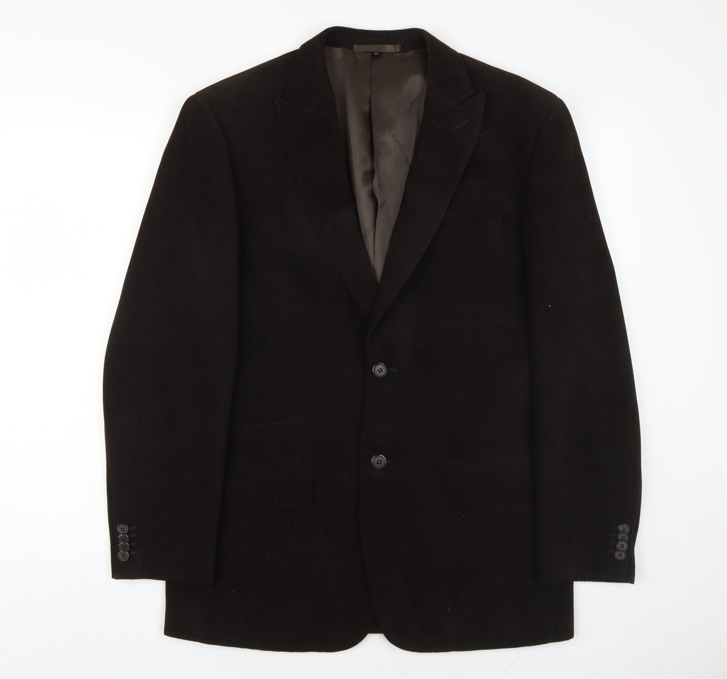 Mens UK Size 38 Feraud Regular Brown Suit Jacket