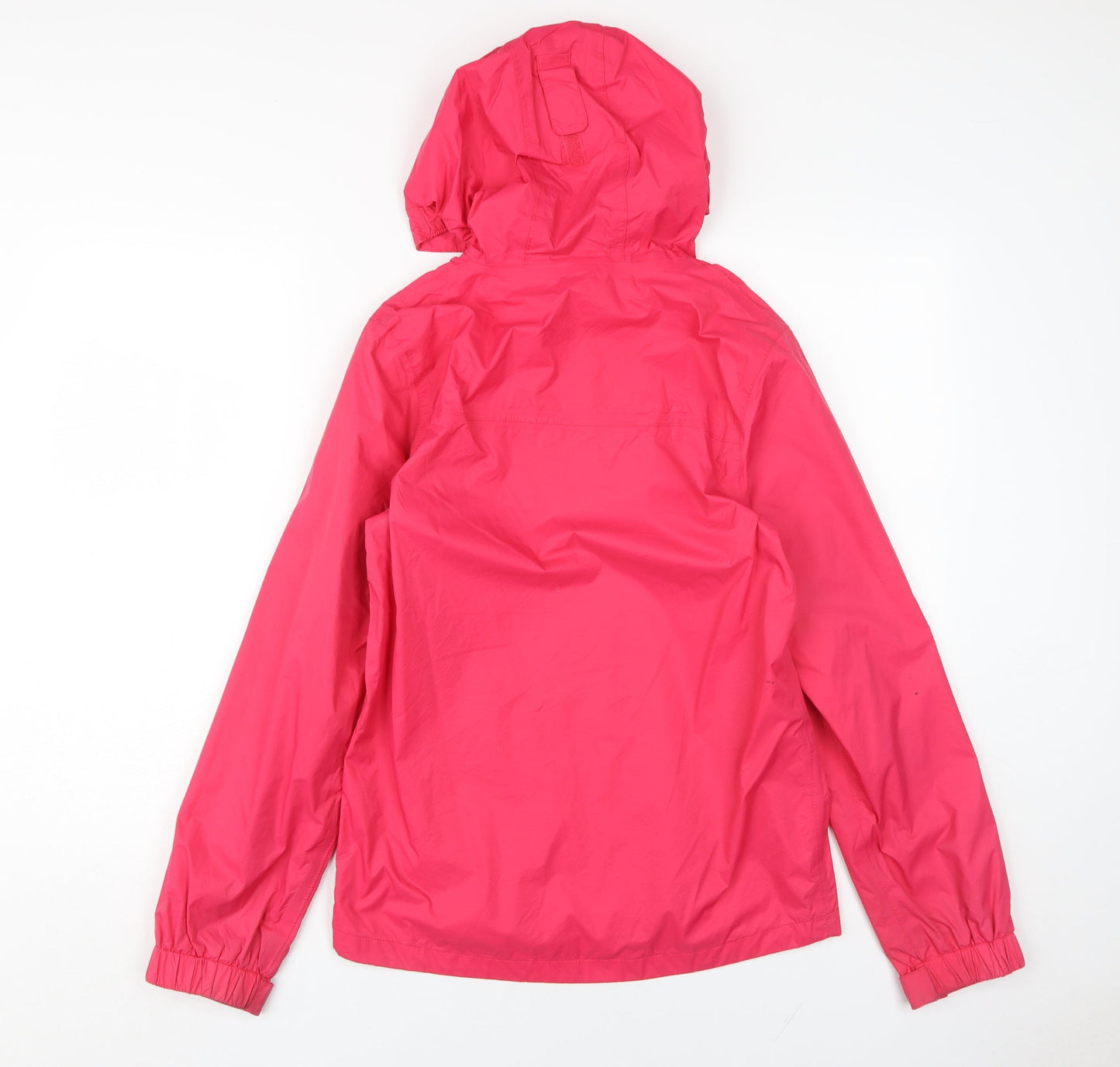 Mountain Warehouse Girls Pink Rain Coat 13 Years Waterproof