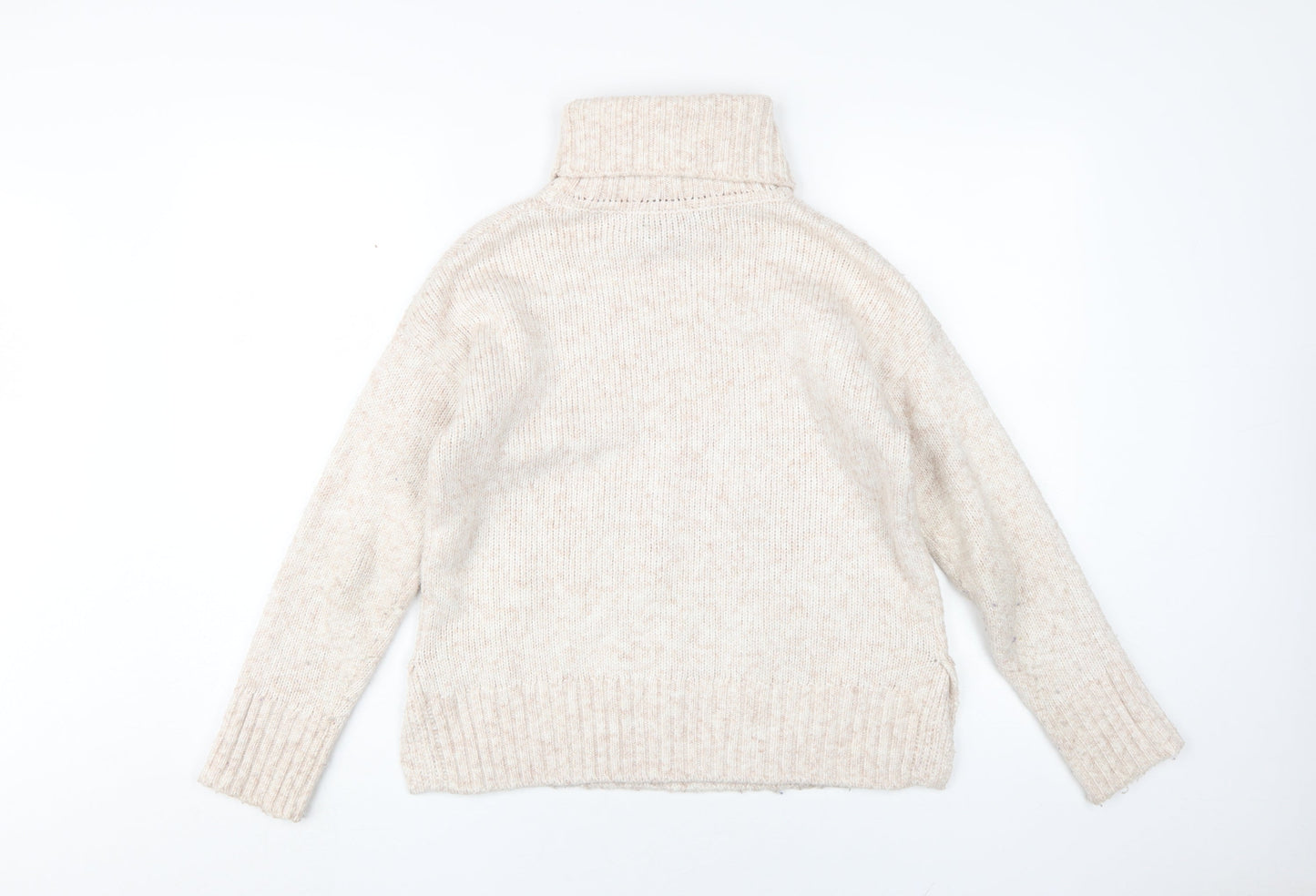 Banana Republic Women's Beige Roll Neck Jumper XS