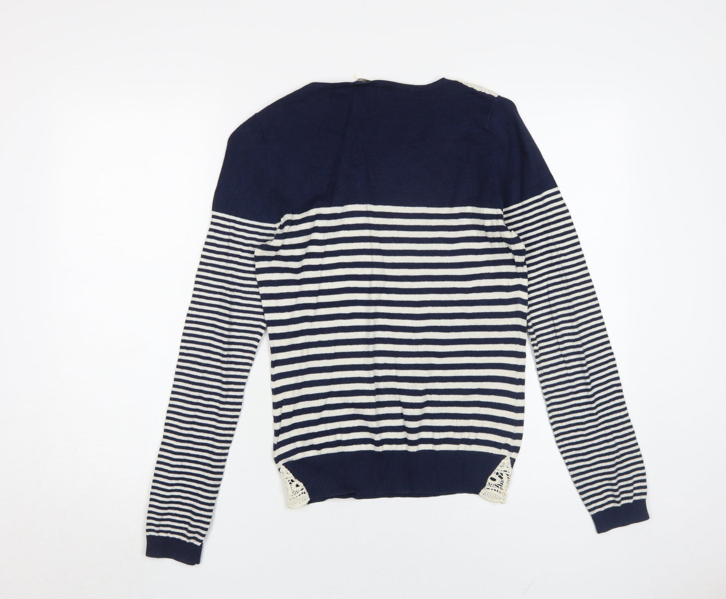 Womens UK Size S Ken Blue Pullover Jumper