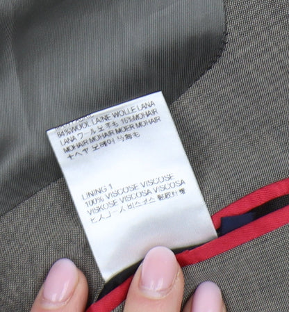 Aquascutum Men's Grey Suit Jacket Size 40 Regular