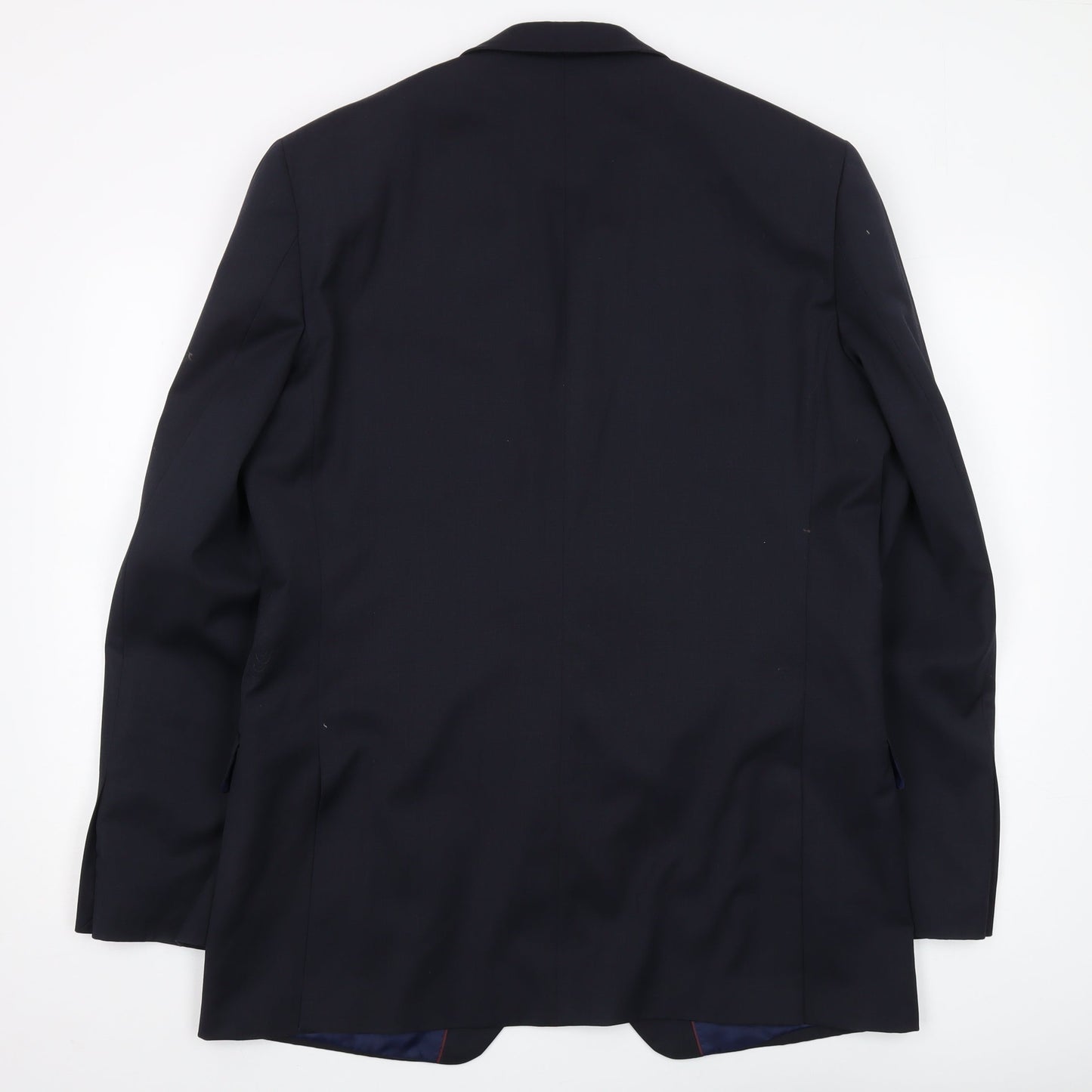 Austin Reed Men's Blue Suit Jacket 44L Long Formal Wear