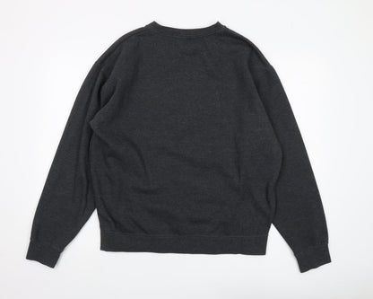 Mens UK Size L FILA Black Pullover Sweatshirt
