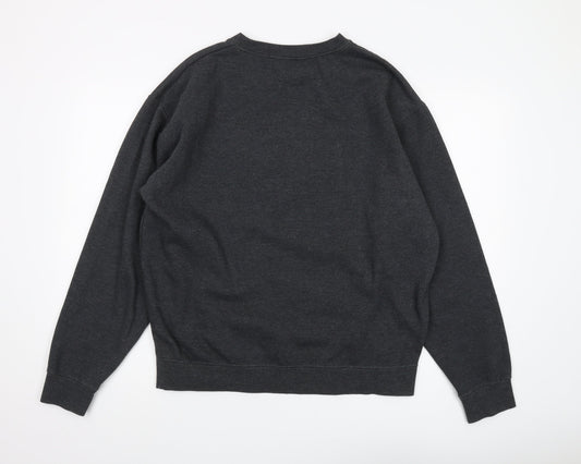 Mens UK Size L FILA Black Pullover Sweatshirt