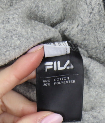 Mens UK Size L FILA Black Pullover Sweatshirt