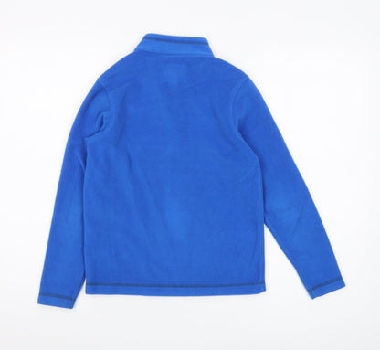 Regatta Boys Blue Fleece 1/4 Zip Sweatshirt 9-10 Years