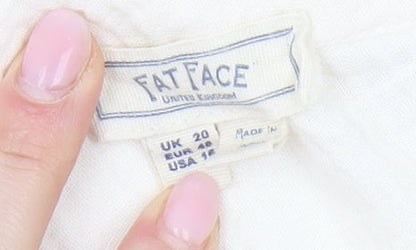 FatFace Women's Ivory Camisole Blouse Size 20
