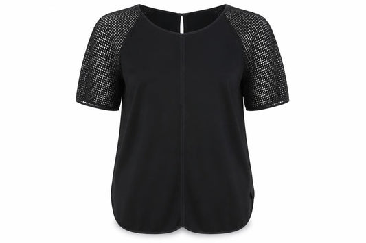 Reiss Women's Black Short Sleeve Blouse Size 8