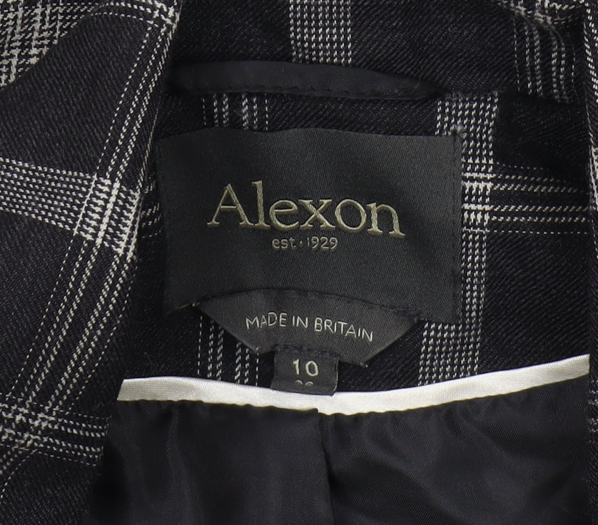 Womens UK Size 10 Alexon Regular Black Blazer