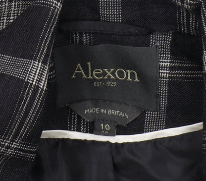 Womens UK Size 10 Alexon Regular Black Blazer