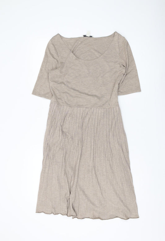 Banana Republic Women's Beige A-Line Dress, Size 6