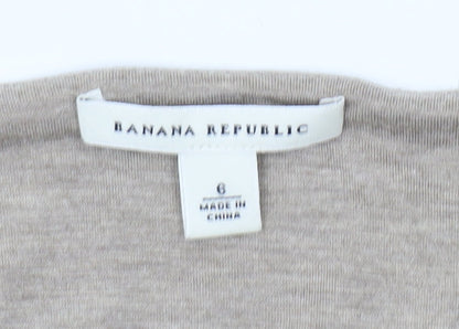 Banana Republic Women's Beige A-Line Dress, Size 6