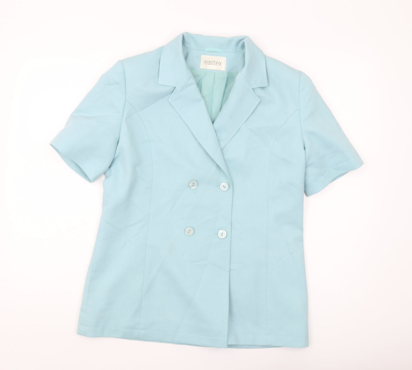 Eastex Women's Blue Suit Jacket - Size 10, Classic Fit