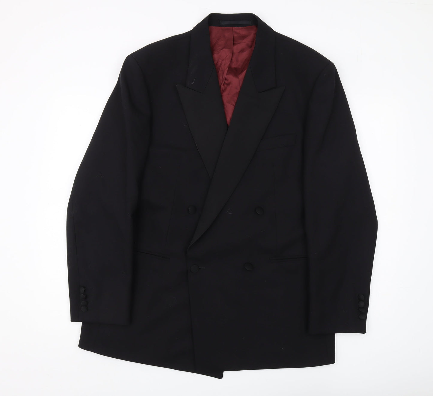 Mens UK Size 42 Moss Bros  Black Suit Jacket