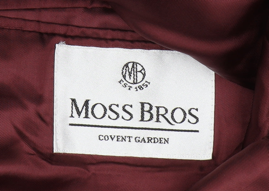 Mens UK Size 42 Moss Bros  Black Suit Jacket