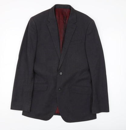 Mens UK Size 38 T.M.Lewin Regular Grey Suit Jacket