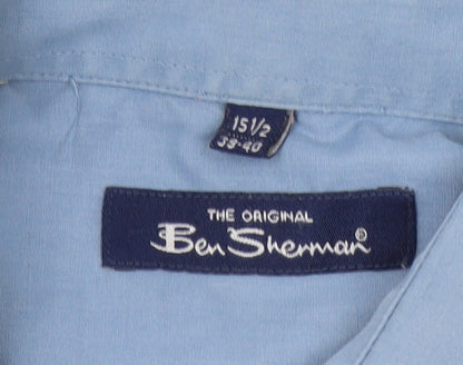 Ben Sherman Men's Blue Regular Fit Long Sleeve Shirt