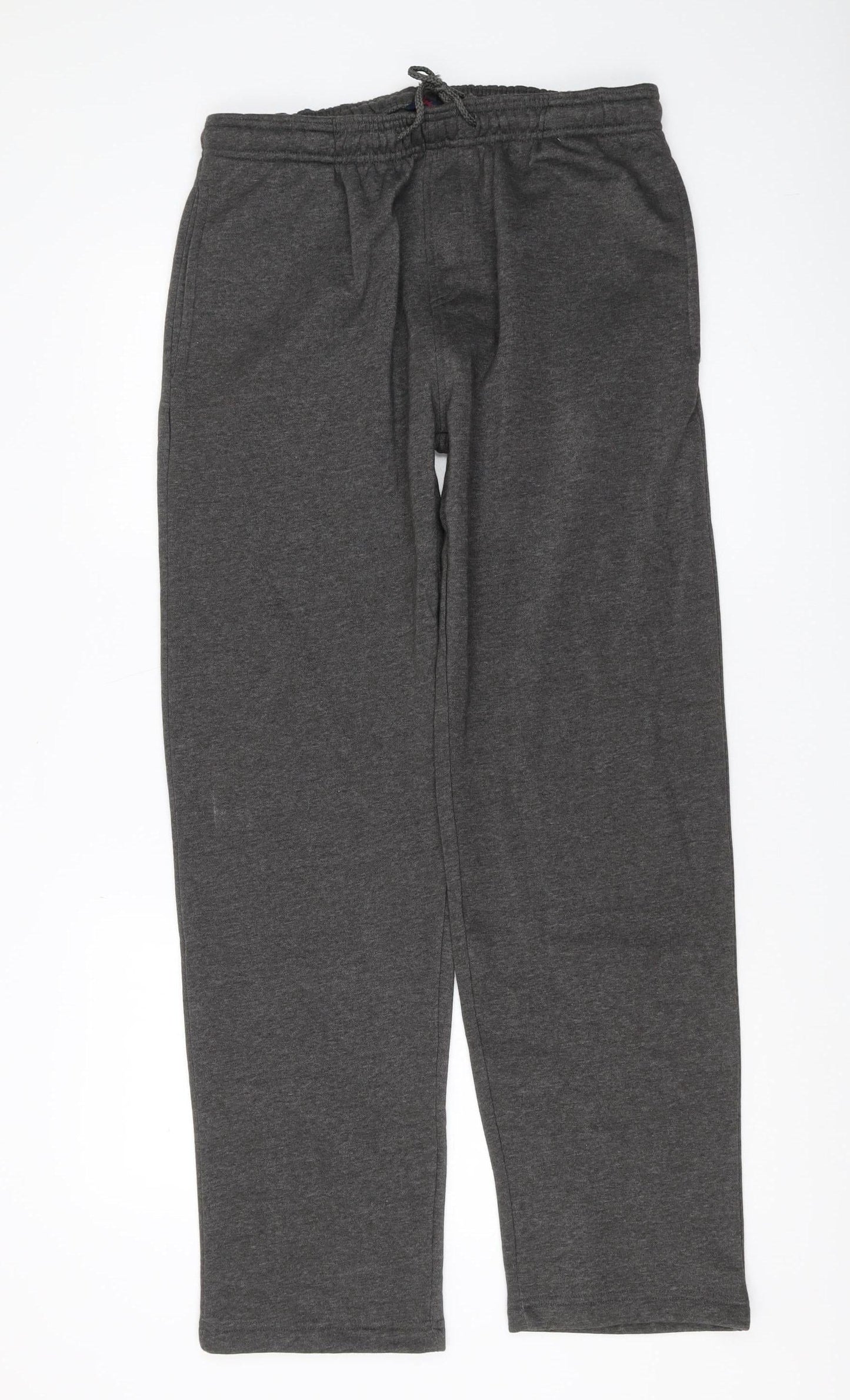 Rydale Men's Grey Sweatpants L Casual Elastic Waist