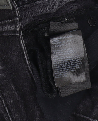 AllSaints Women's Black Skinny Jeans XS