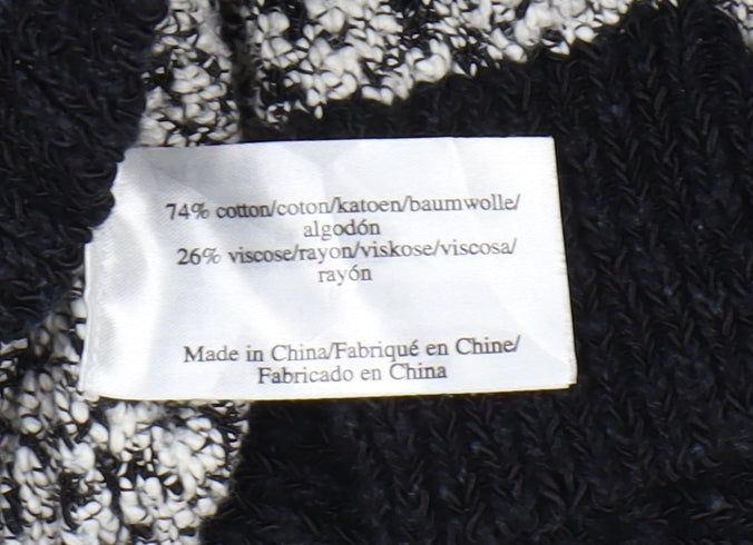 Laura Ashley Women's Black Knit Jumper Size 14