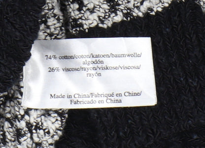 Laura Ashley Women's Black Knit Jumper Size 14