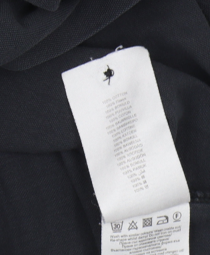 Ben Sherman Men's Black Cotton Polo Shirt Size S