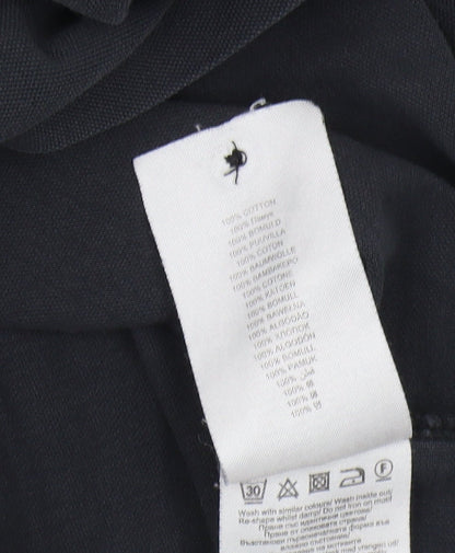 Ben Sherman Men's Black Cotton Polo Shirt Size S