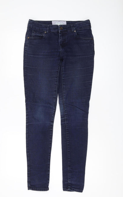 Womens UK Size 8R Unknown Regular Fit Skinny Blue Jeans