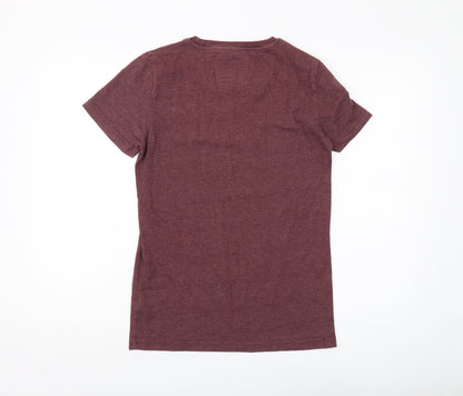 SoulCal & Co Men's Red Graphic Print T-Shirt, Size S