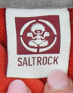 Saltrock Boys Red Pullover Hoodie 2-3 Years Graphic Print