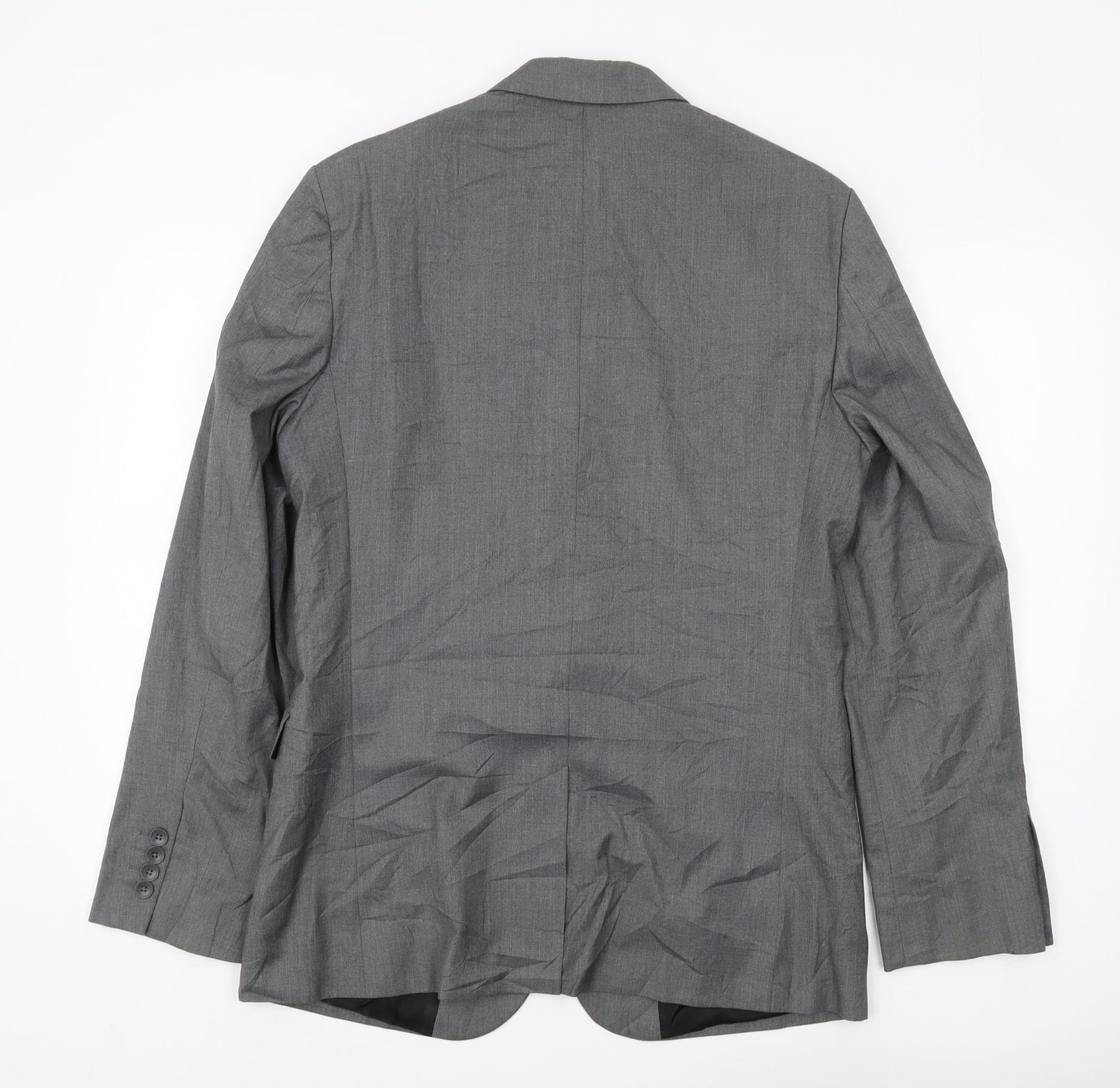 Mens UK Size M Calvin Klein Regular Grey Suit Jacket