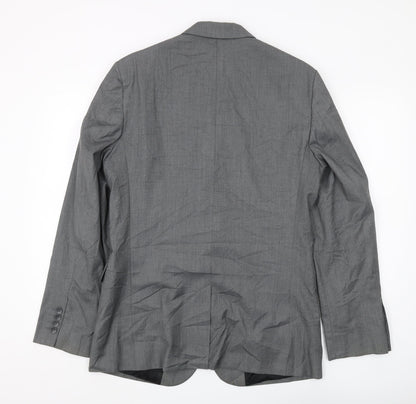 Mens UK Size M Calvin Klein Regular Grey Suit Jacket