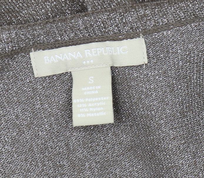 Banana Republic Women's Brown Scoop Neck Jumper S