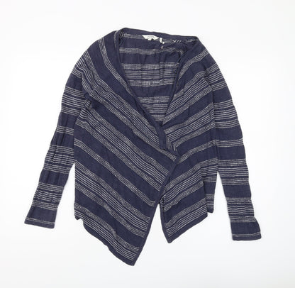 Womens UK Size 10 FatFace Blue Cardigan Jumper
