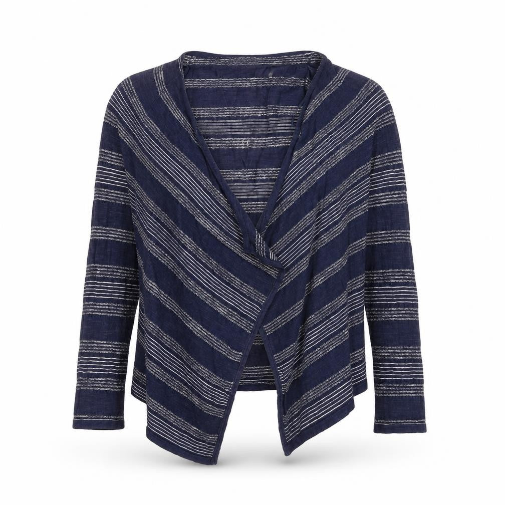 Womens UK Size 10 FatFace Blue Cardigan Jumper
