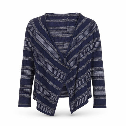 Womens UK Size 10 FatFace Blue Cardigan Jumper