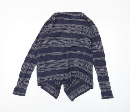 Womens UK Size 10 FatFace Blue Cardigan Jumper