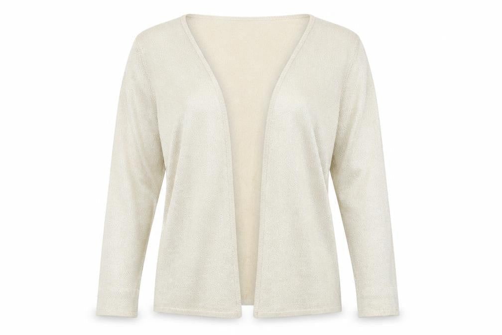 Womens UK Size L Laura Ashley Beige Cardigan Jumper