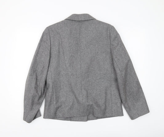 Womens UK Size 12 Eastex Grey Basic Jacket