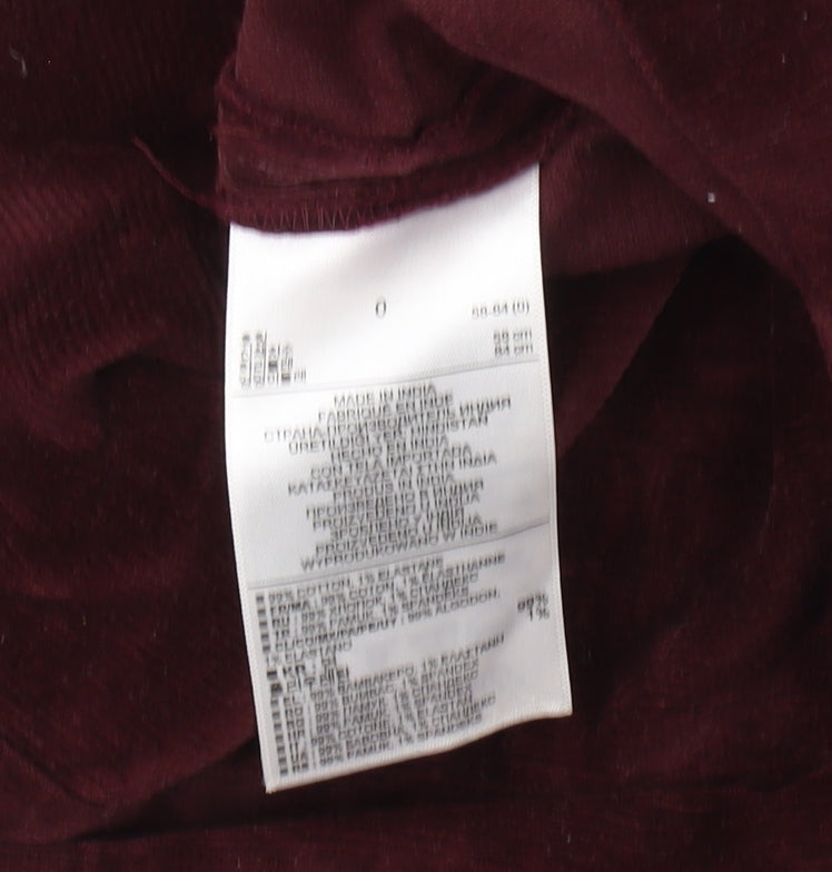 Banana Republic Women's Red Corduroy Pencil Skirt Size 4