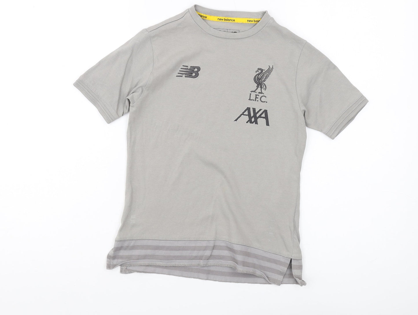 New Balance Boys Grey T-Shirt, 7-8 Years, Sports Style Casual