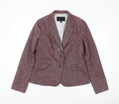 Banana Republic Women's Red Blazer Size 6 Classic Style