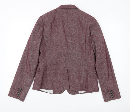 Banana Republic Women's Red Blazer Size 6 Classic Style
