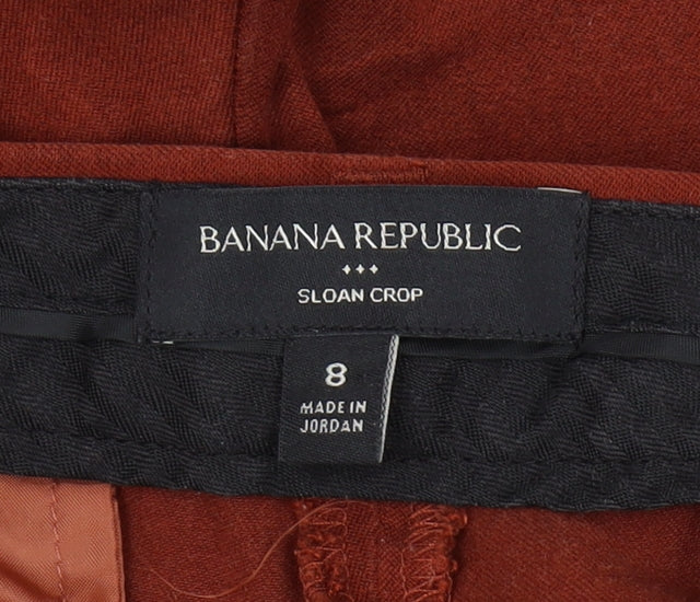 Banana Republic Women's Brown Cropped Trousers, Size 8