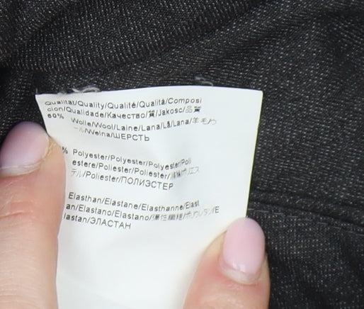 Hugo Boss Men's Grey Dress Pants, Size M, Regular Fit