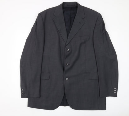 Mens UK Size 46 Centaur Regular Grey Suit Jacket
